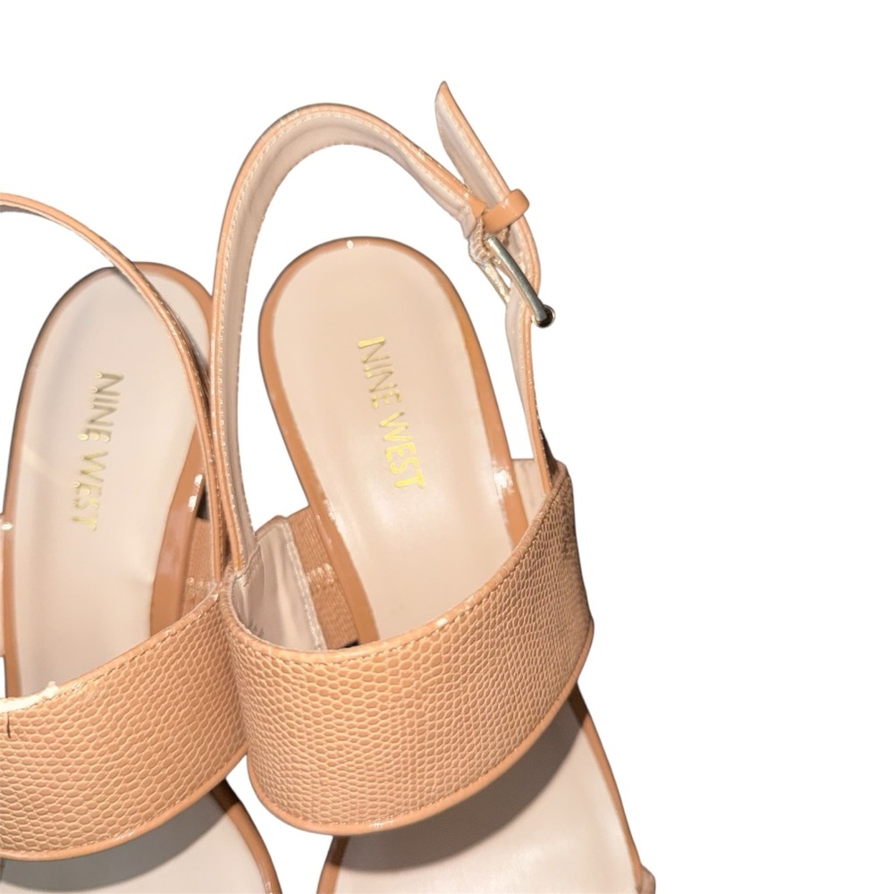 Nine West Beige Women's Wedges - Picture 6 of 8